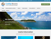 Tablet Screenshot of condaoresorts.com